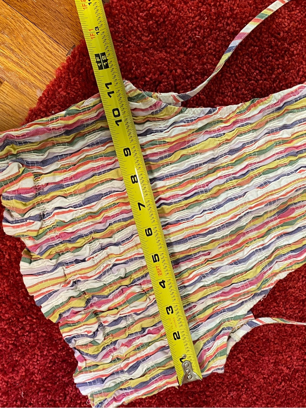 Zara Smocked Multicolor Striped Tank - Picture 5 of 5